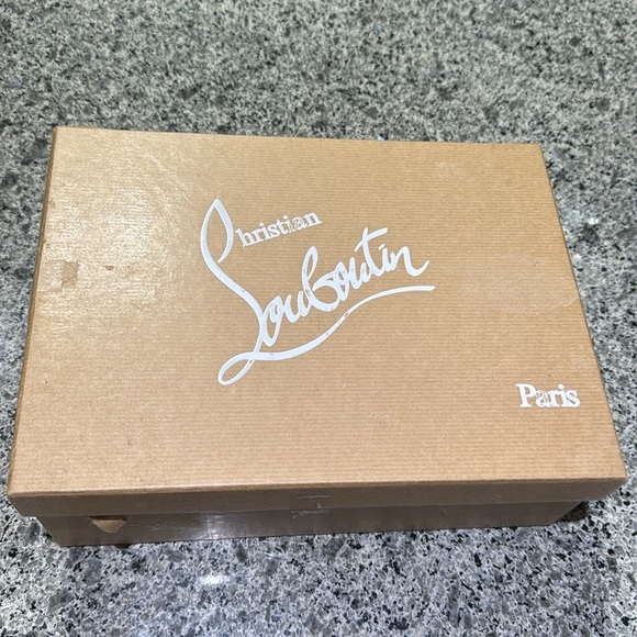 Christian Louboutin Degrastrass PVC 100/Specchio Rhinestone Clear/Silver Heels - Picture 12 of 14